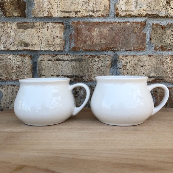 Vintage  Set Of 4 DAT'L DO-IT INC DDI Farm Signs  Soup Mugs Bowls Cups - Picture 7 of 14